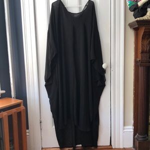 Foxblood Petra Chiffon Flowing Kaftan